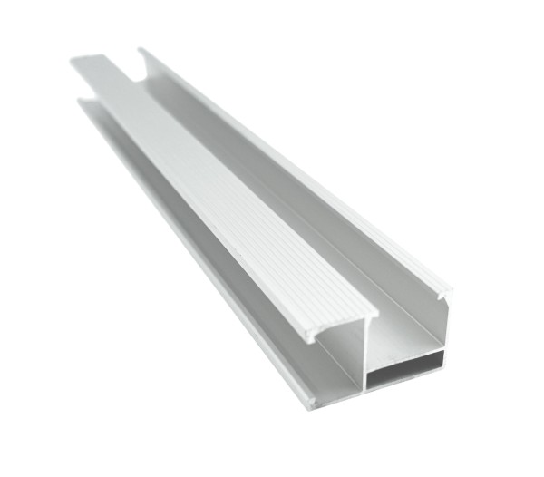 2500mm Aluminium Schiene Aluprofil Montageprofil 2,5m Unterkonstruktion