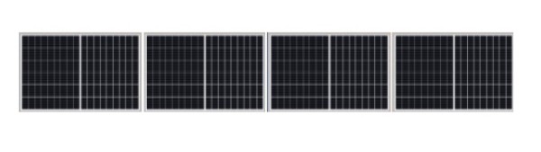 Montage Set Satteldach 4 Module