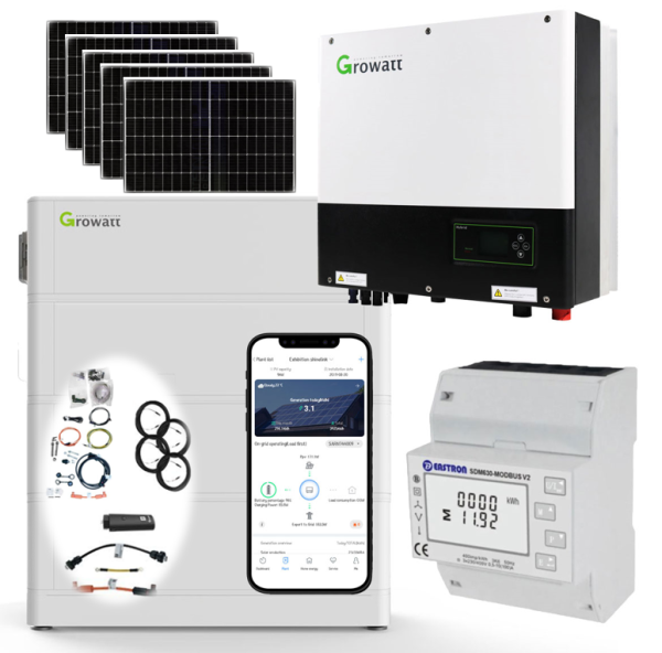 10kw Pv Komplettset Mit 10kw Wechselrichter 7 6kwh Speicher Dah