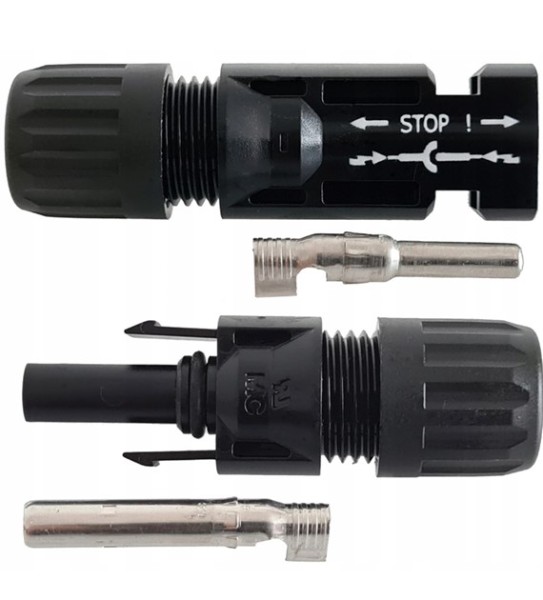 1 Paar Stäubli Multi-Contact MC4 Steckersatz Steckerset Stecker+Buchse für Kabel 4-6mm²