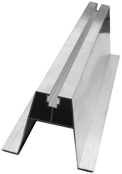 Trapezbrücke aus Aluminium mit 330/100 mm Dichtung Trapezblech Schrägdach