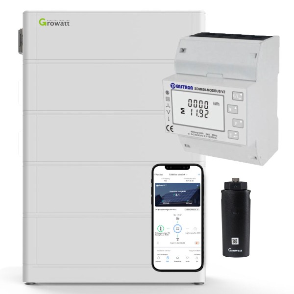 Growatt ARK 10.2kWh Set Hochvolt Solarspeicher für Growatt MIN MOD XH Serie 3-phasig